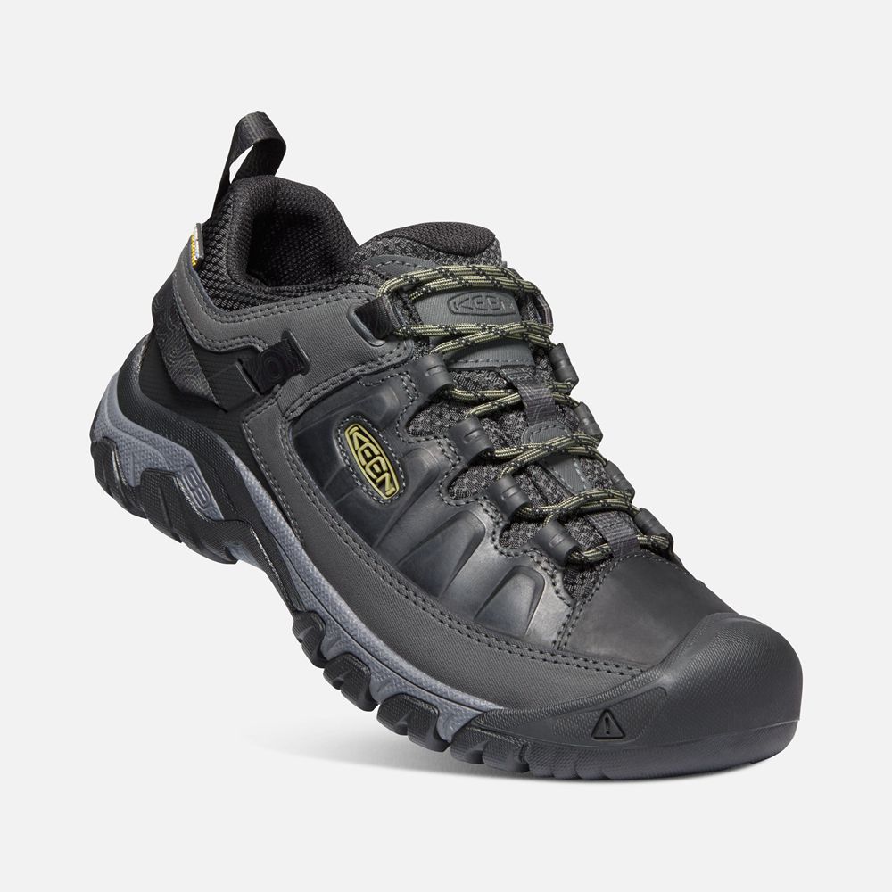 Pantofi Keen Romania Barbati Negrii Targhee Iii Waterproof 9643-OWMQV